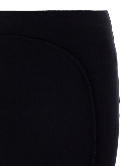 Shop Rick Owens Synthetic Fibers Skirt In Black