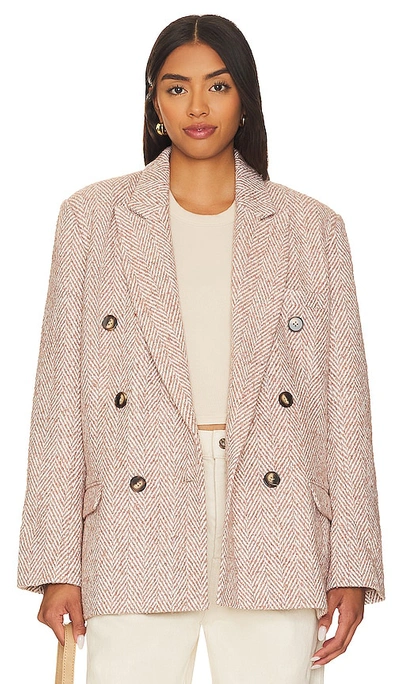 Shop Steve Madden Darcie Blazer In Tan