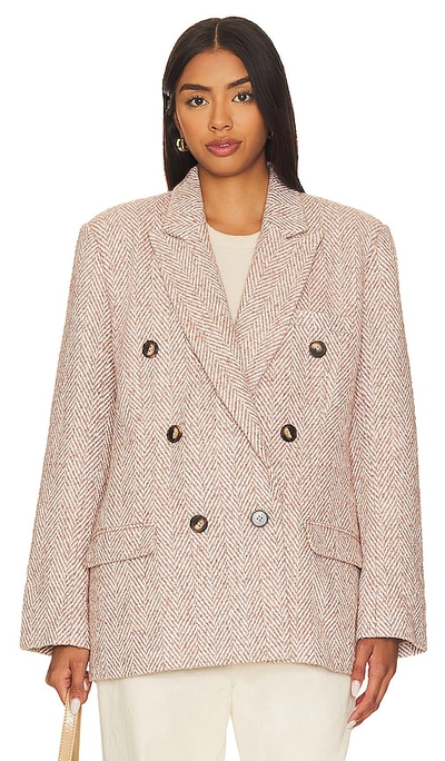 Shop Steve Madden Darcie Blazer In Tan