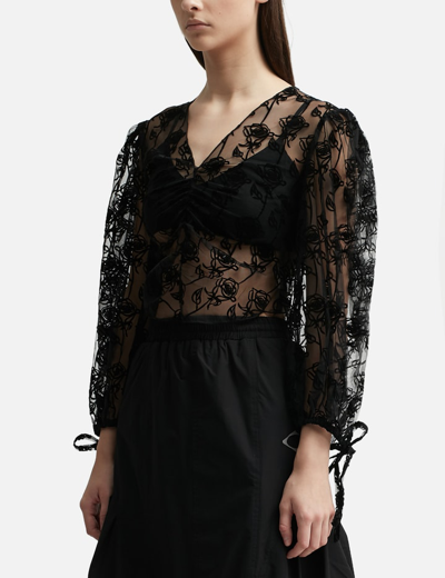 Shop House Of Sunny La Thorn Blouse In Black