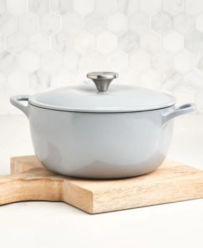 Shop The Cellar Enameled Cast Iron Cookware Collection Created For Macys In Grey