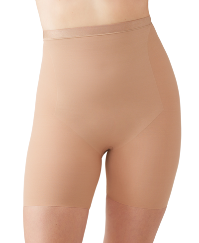 Shop Wacoal Women's Shape Revelation Straight Shapewear High-waist Thigh Shaper 808487 In Praline
