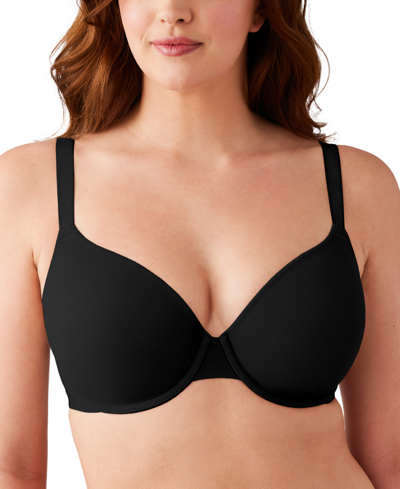Wacoal Shape Revelation Shallow Top T-shirt Bra In Black