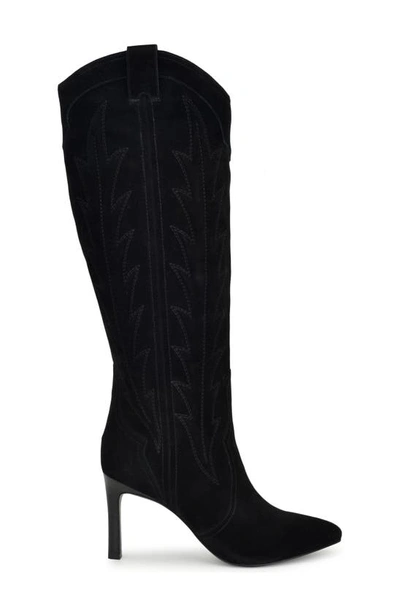 Shop Nine West Radory Knee High Boot In Black