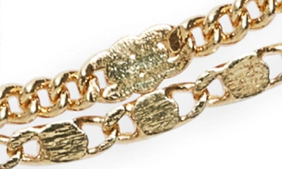 Nordstrom Demi Fine Layered Chain Bracelet In 14k Gold Plated