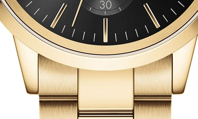 Daniel Wellington Men's Iconic Chronograph Gold-tone Stainless Steel Watch 42mm In Gold