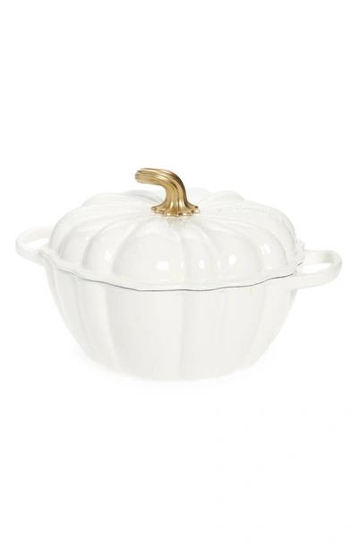 Shop Le Creuset Figural Pumpkin Baking Dish In White