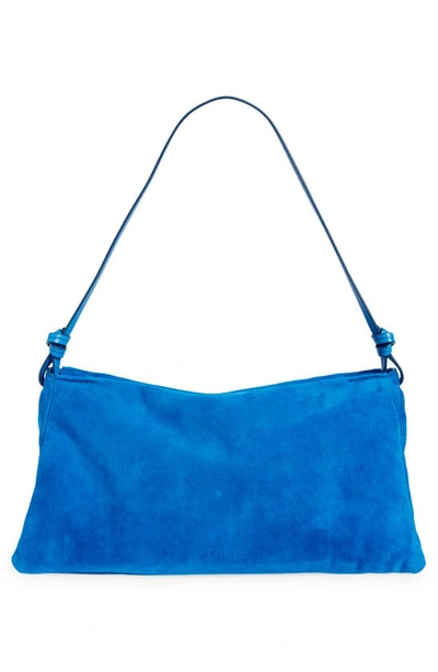 Shop Staud Vivi Shoulder Bag In Director Blue