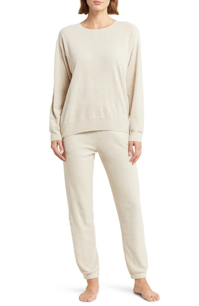 Shop Barefoot Dreams High-low Sweater In Stone