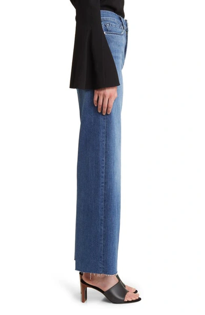 Shop Frame Le Slim Raw Hem Palazzo Jeans In Crossings