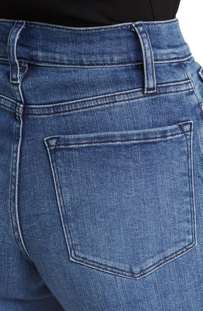 Frame Le Slim Palazzo Raw After Cropped Jeans In Crossings