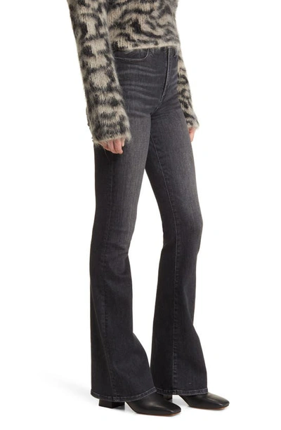 Shop Frame Le Super High Waist Flare Jeans In Murphy