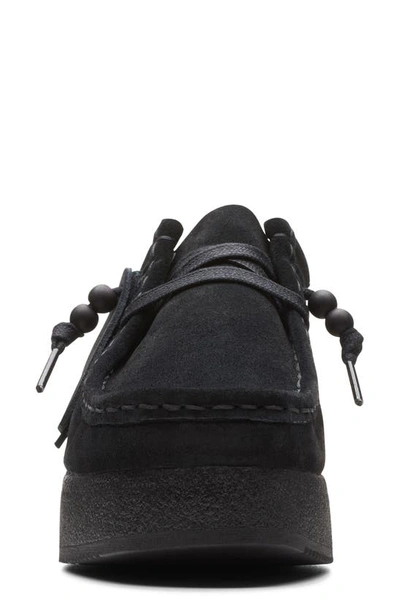 Shop Clarks (r) Wallacraft Bee Platform Driving Shoe In Black Suede