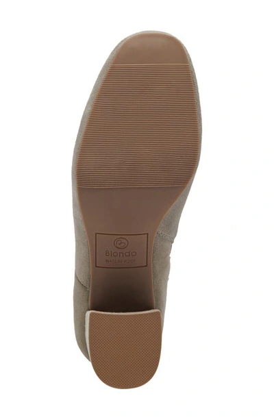 Blondo Alida Waterproof Bootie In Fallen Rock Suede