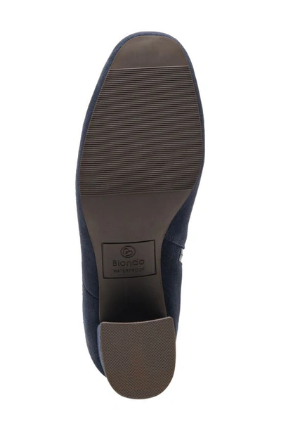 Blondo Alida Waterproof Bootie In Navy Suede