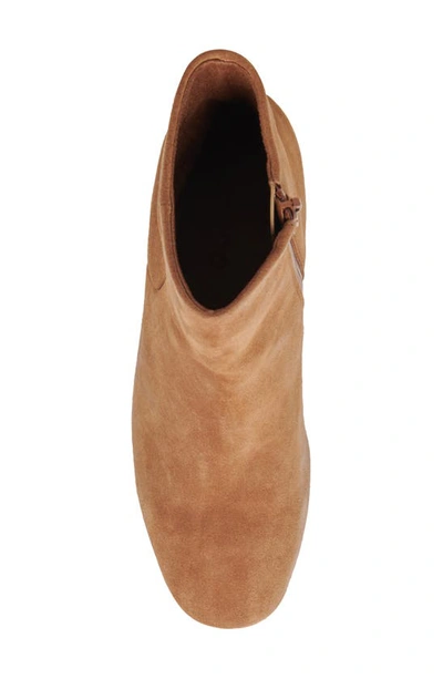 Shop Blondo Alida Waterproof Bootie In Tan Suede