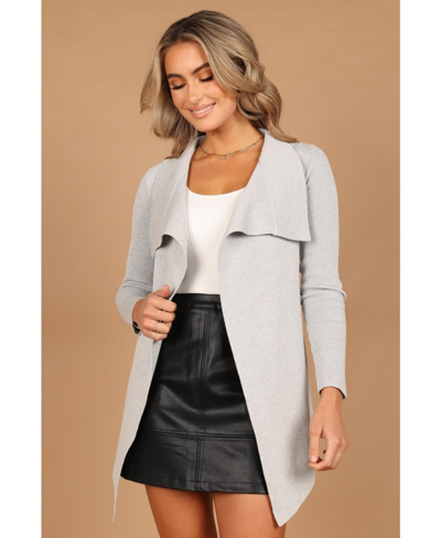 Shop Petal And Pup Women's Zimmer Cardigan In Grey