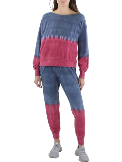 Shop Ava + Esme Womens Tie-dye Sweatshirt Pullover Top In Multi