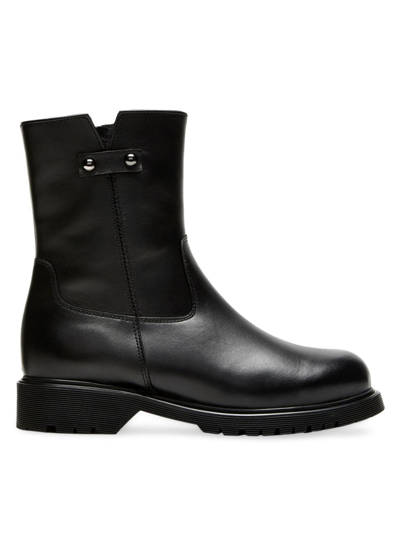 Shop La Canadienne Women's Hunter 38mm Leather Side-zip Boots In Black