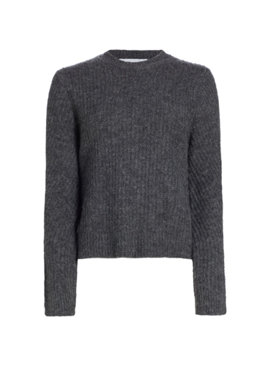 Shop Derek Lam 10 Crosby Women's Ryan Alpaca-blend Crewneck Sweater In Grey