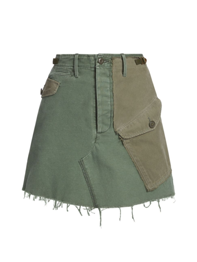 Shop Mother Women's G. I. Jane Distressed Miniskirt In On The Double