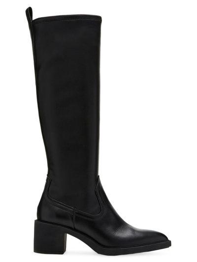 Shop La Canadienne Women's Paton 63mm Leather Knee-high Boots In Black