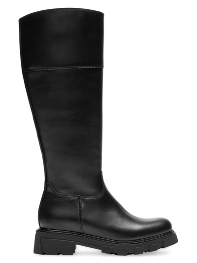 Shop La Canadienne Women's Alabama 38mm Leather Lug-sole Boots In Black
