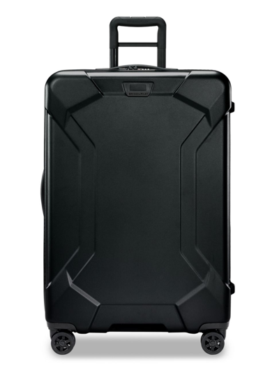 Shop Briggs & Riley Men's Torq Large Spinner Suitcase In Black