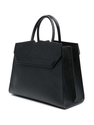 Shop Valextra Totes In Nn Nero