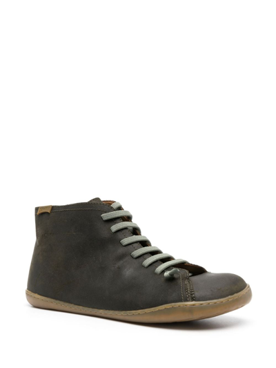 Camper Peu Cami Leather Sneakers In Green