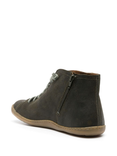 Camper Peu Cami Leather Sneakers In Green