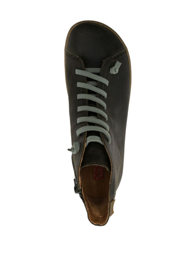 Camper Peu Cami Leather Sneakers In Green