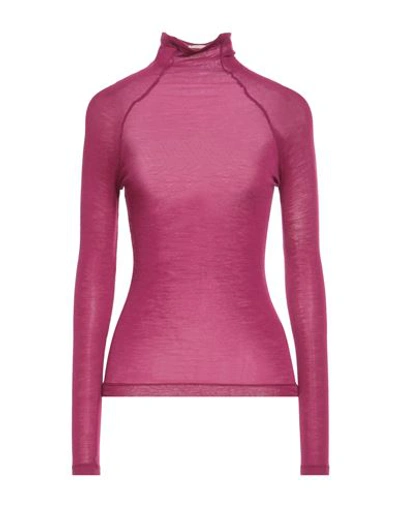 Massimo Alba Woman Turtleneck Garnet Size M Wool In Red