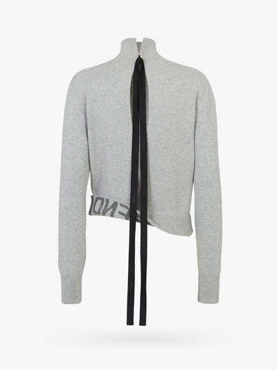 Shop Fendi Woman Sweater Woman Grey Knitwear In Gray