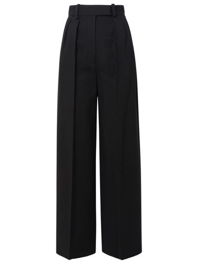 Shop Khaite Woman Pantalone Teyana In Black