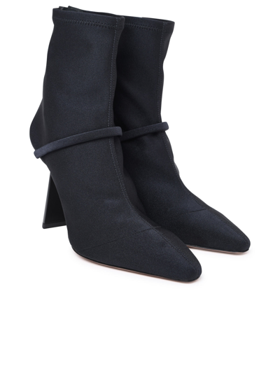 Shop Malone Souliers Woman  Oliana Ankle Boots In Black Stretch Fabric