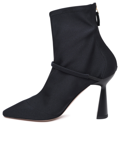 Shop Malone Souliers Woman  Oliana Ankle Boots In Black Stretch Fabric