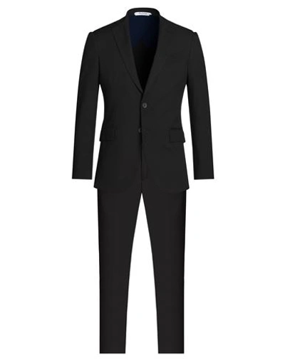 Shop Bottega Martinese Man Suit Black Size 34 Wool