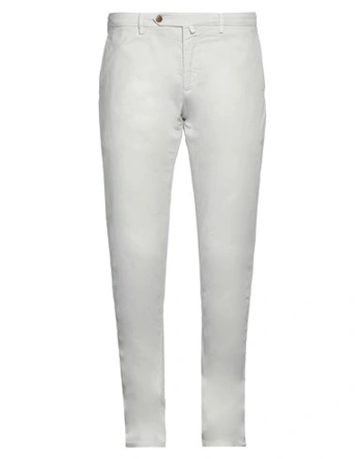 Shop Siviglia Man Pants Light Grey Size 36 Cotton, Elastane