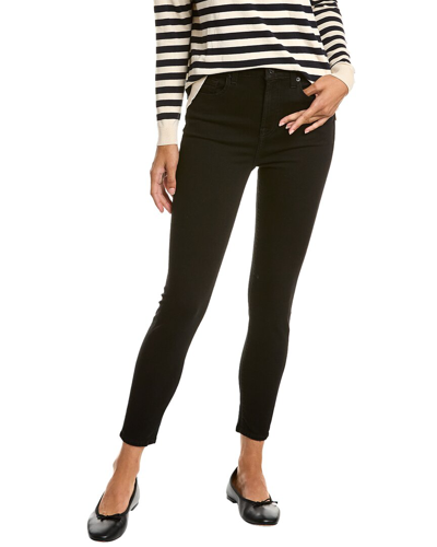 Shop 7 For All Mankind Aubrey Super High-waist Rinse Skinny Jean In Black