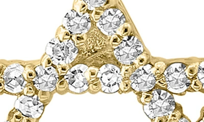 Shop Effy 14k Yellow Gold Diamond Star Of David Pendant Necklace