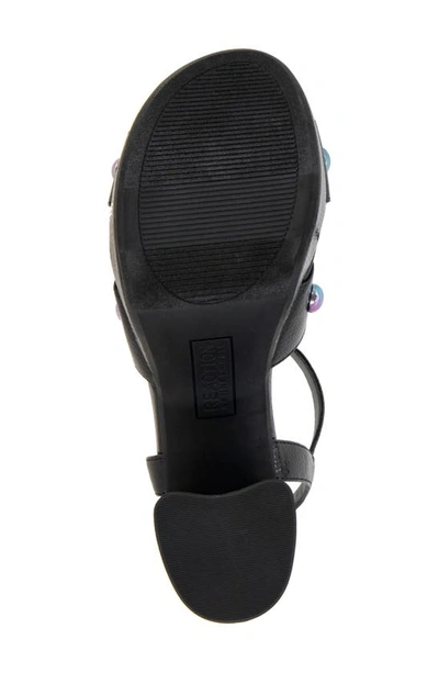 Shop Reaction Kenneth Cole Reeva Studded Platform Sandal In Black Patent