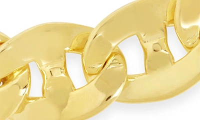 Shop Sterling Forever Whitley Chain Bracelet In Gold