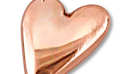 Shop Delmar Heart Charm Bracelet In Rose