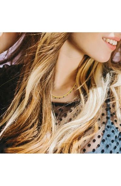 Delmar Double Strand Necklace In Gold Multi-color