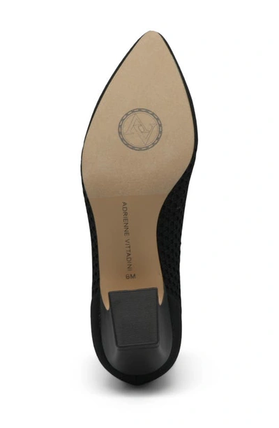 Adrienne Vittadini Fang Pointed Toe Pump In Black