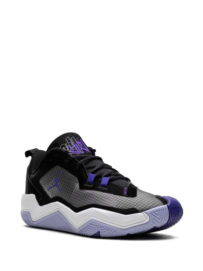 Shop Jordan Air  One Take 4 "black Purple Pulse" Sneakers In Schwarz