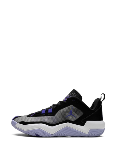 Shop Jordan Air  One Take 4 "black Purple Pulse" Sneakers In Schwarz
