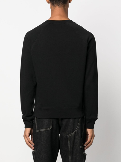 Shop Zadig & Voltaire Slogan-print Organic-cotton Sweatshirt In Black