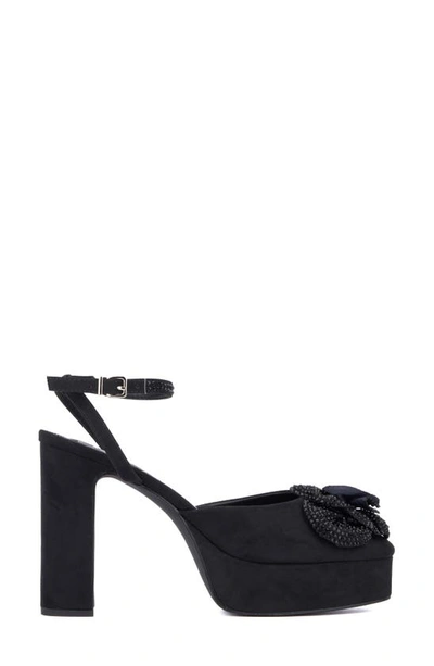 New York And Company Raya Platform Pump In Black
